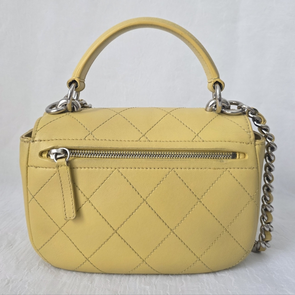 ‼️SOLD‼️ Auth CHANEL Ring My Bag Stitched Flap Crossbody Bag - Picture 3 of 14